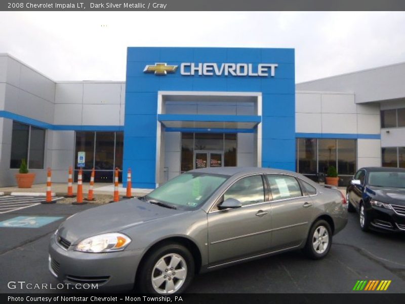 Dark Silver Metallic / Gray 2008 Chevrolet Impala LT