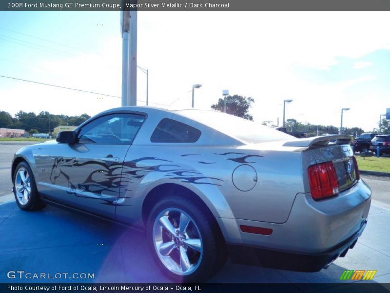 Vapor Silver Metallic / Dark Charcoal 2008 Ford Mustang GT Premium Coupe