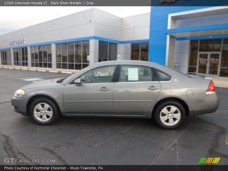 Dark Silver Metallic / Gray 2008 Chevrolet Impala LT