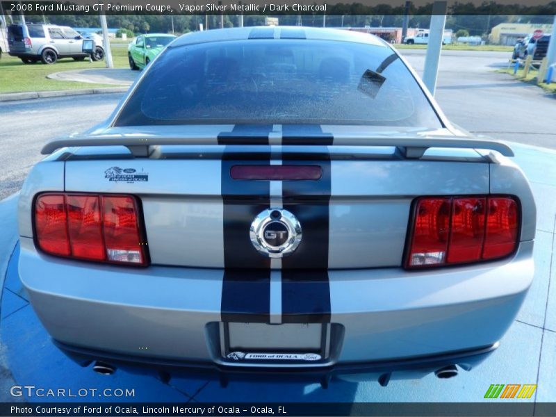 Vapor Silver Metallic / Dark Charcoal 2008 Ford Mustang GT Premium Coupe