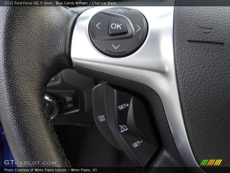 Blue Candy Metallic / Charcoal Black 2012 Ford Focus SEL 5-Door