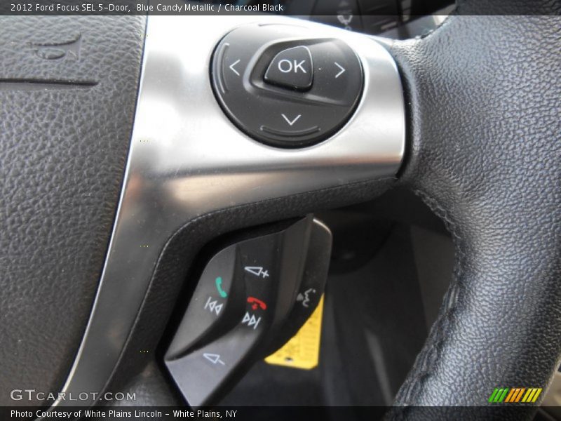 Blue Candy Metallic / Charcoal Black 2012 Ford Focus SEL 5-Door