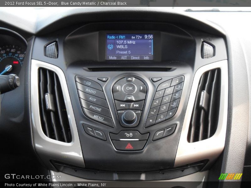 Blue Candy Metallic / Charcoal Black 2012 Ford Focus SEL 5-Door