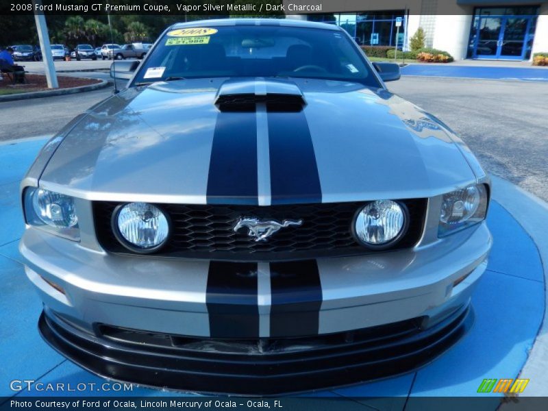 Vapor Silver Metallic / Dark Charcoal 2008 Ford Mustang GT Premium Coupe
