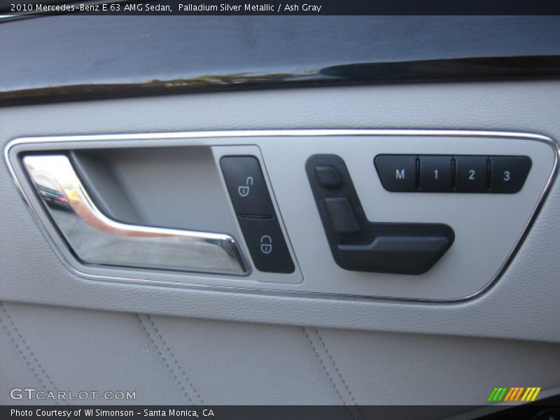 Palladium Silver Metallic / Ash Gray 2010 Mercedes-Benz E 63 AMG Sedan