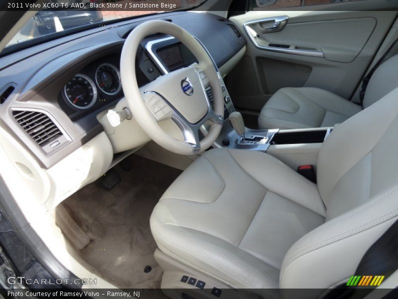 Black Stone / Sandstone Beige 2011 Volvo XC60 T6 AWD