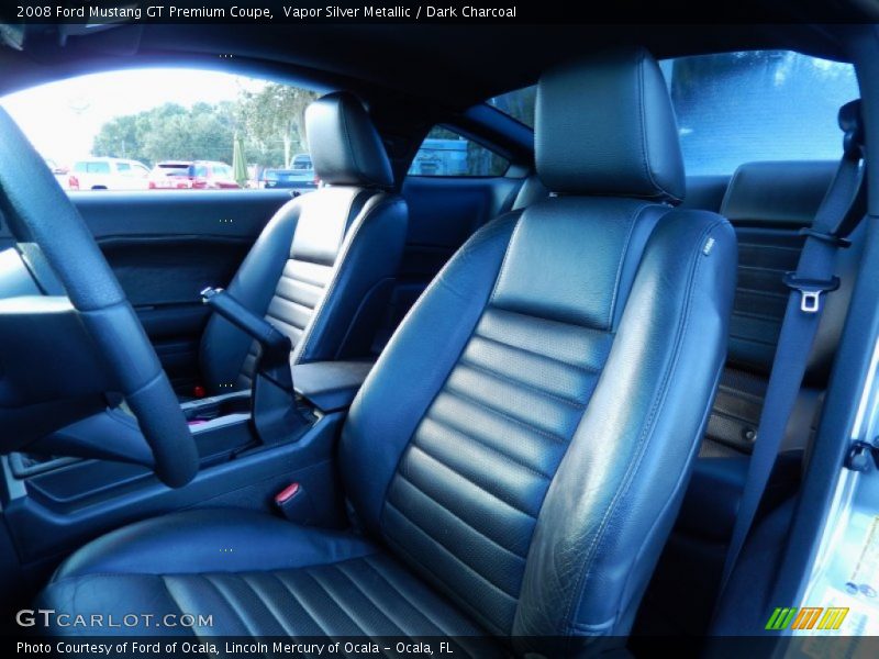 Vapor Silver Metallic / Dark Charcoal 2008 Ford Mustang GT Premium Coupe