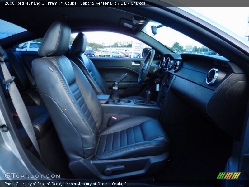 Vapor Silver Metallic / Dark Charcoal 2008 Ford Mustang GT Premium Coupe