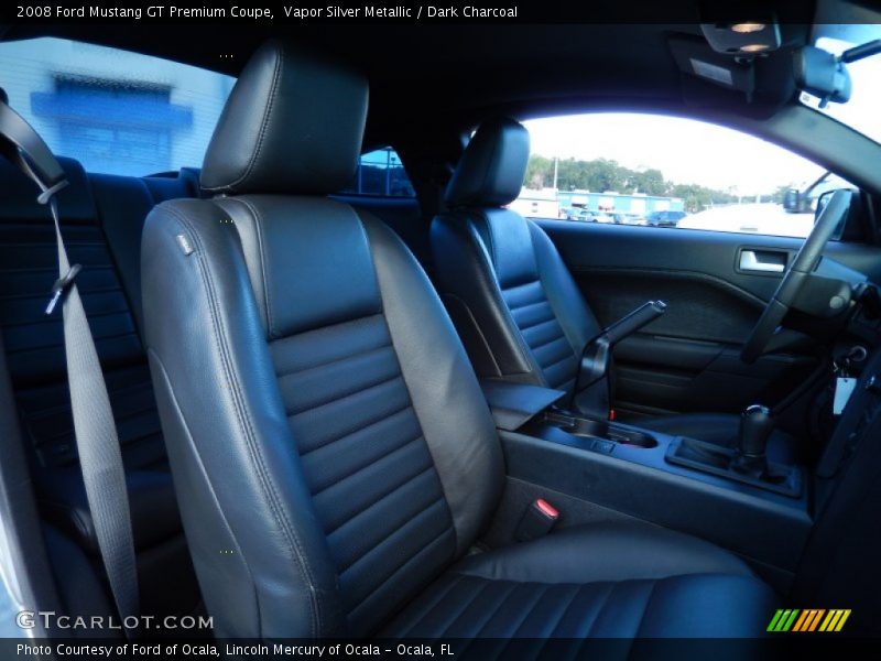 Vapor Silver Metallic / Dark Charcoal 2008 Ford Mustang GT Premium Coupe