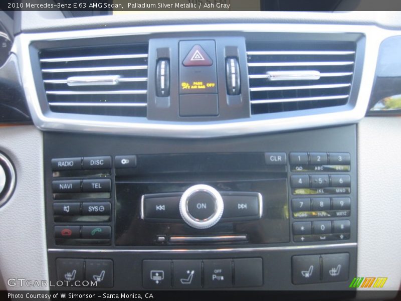 Palladium Silver Metallic / Ash Gray 2010 Mercedes-Benz E 63 AMG Sedan