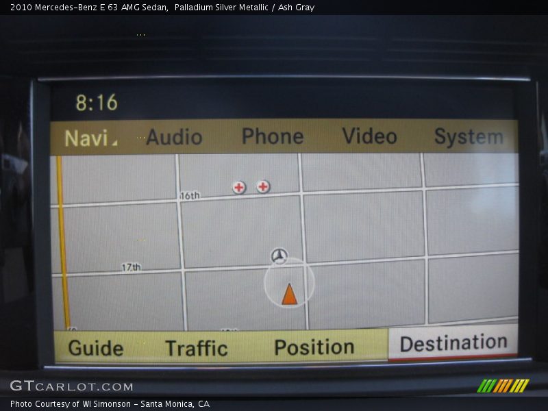 Palladium Silver Metallic / Ash Gray 2010 Mercedes-Benz E 63 AMG Sedan