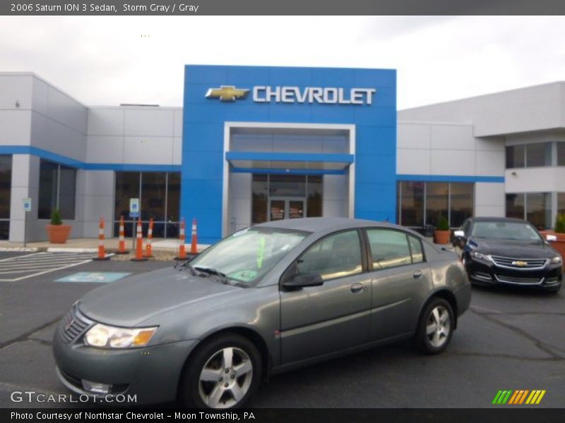 Storm Gray / Gray 2006 Saturn ION 3 Sedan