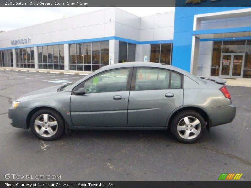 Storm Gray / Gray 2006 Saturn ION 3 Sedan