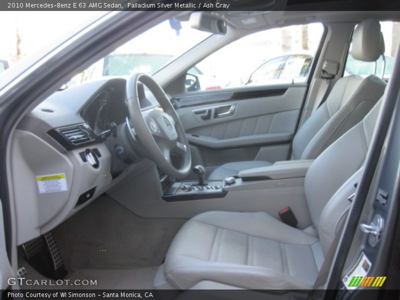 Palladium Silver Metallic / Ash Gray 2010 Mercedes-Benz E 63 AMG Sedan