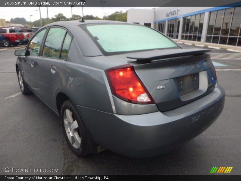 Storm Gray / Gray 2006 Saturn ION 3 Sedan