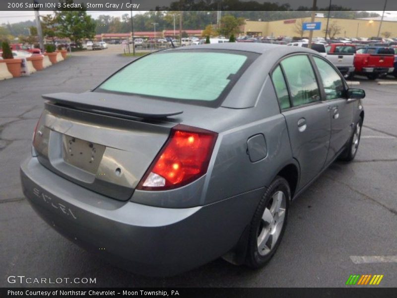 Storm Gray / Gray 2006 Saturn ION 3 Sedan