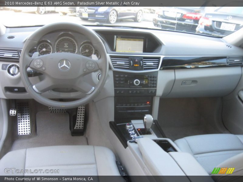 Palladium Silver Metallic / Ash Gray 2010 Mercedes-Benz E 63 AMG Sedan