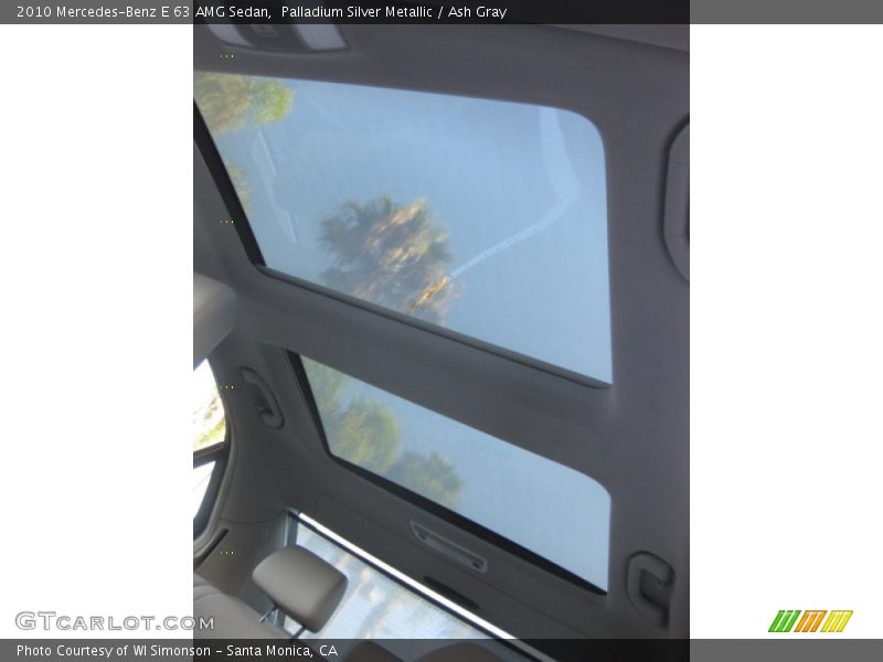 Palladium Silver Metallic / Ash Gray 2010 Mercedes-Benz E 63 AMG Sedan