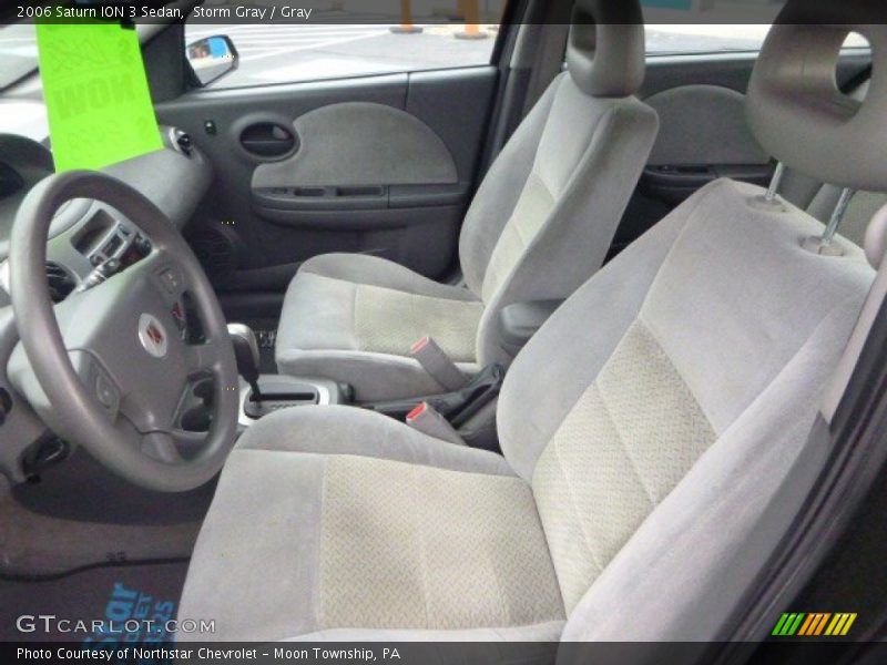 Storm Gray / Gray 2006 Saturn ION 3 Sedan