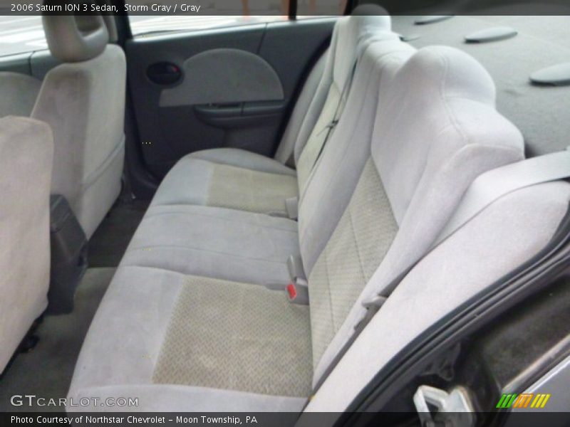 Storm Gray / Gray 2006 Saturn ION 3 Sedan