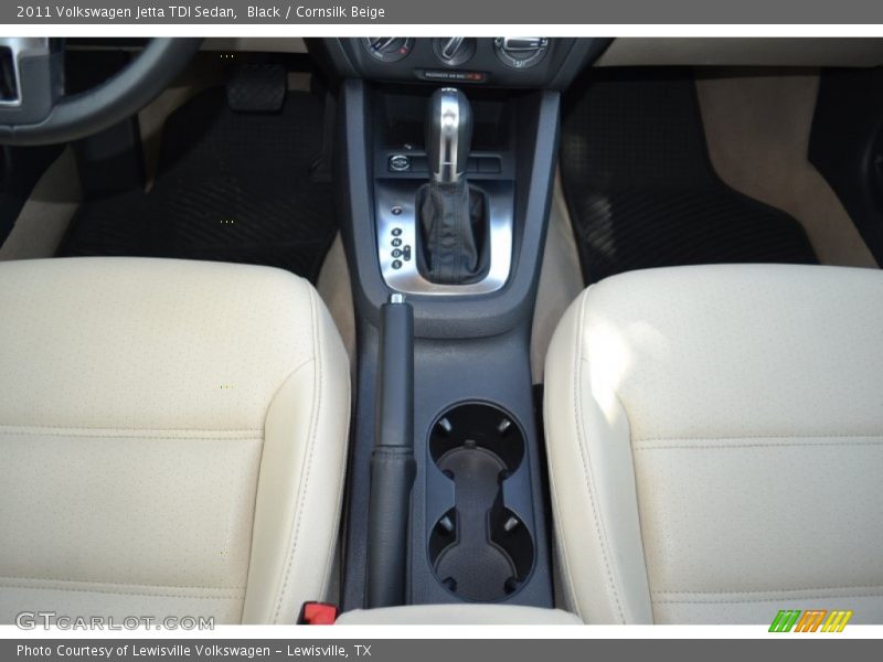 Black / Cornsilk Beige 2011 Volkswagen Jetta TDI Sedan