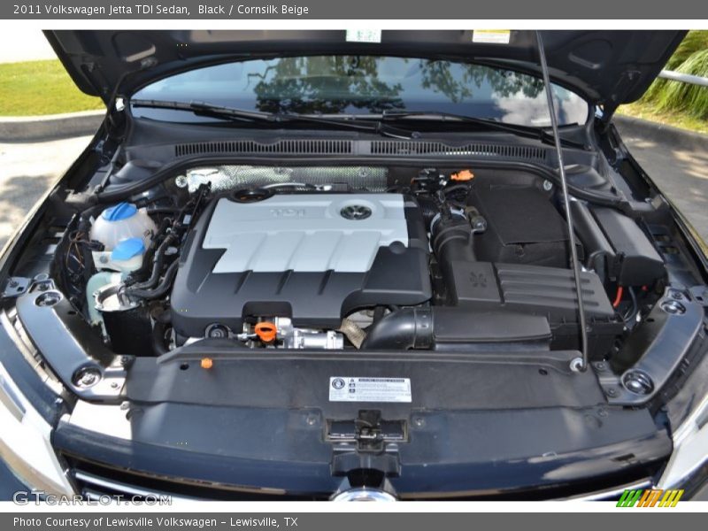 Black / Cornsilk Beige 2011 Volkswagen Jetta TDI Sedan