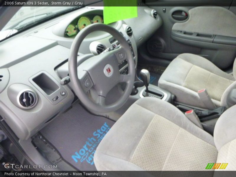 Storm Gray / Gray 2006 Saturn ION 3 Sedan