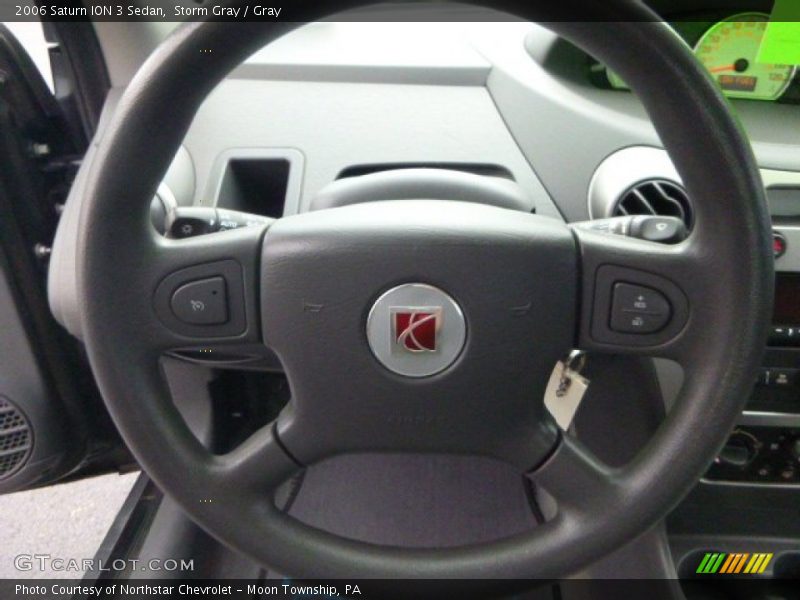 Storm Gray / Gray 2006 Saturn ION 3 Sedan