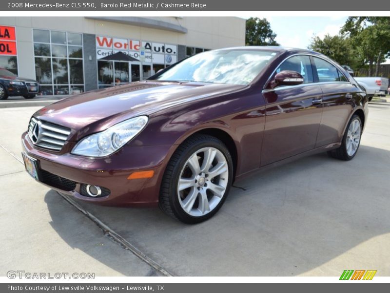 Barolo Red Metallic / Cashmere Beige 2008 Mercedes-Benz CLS 550