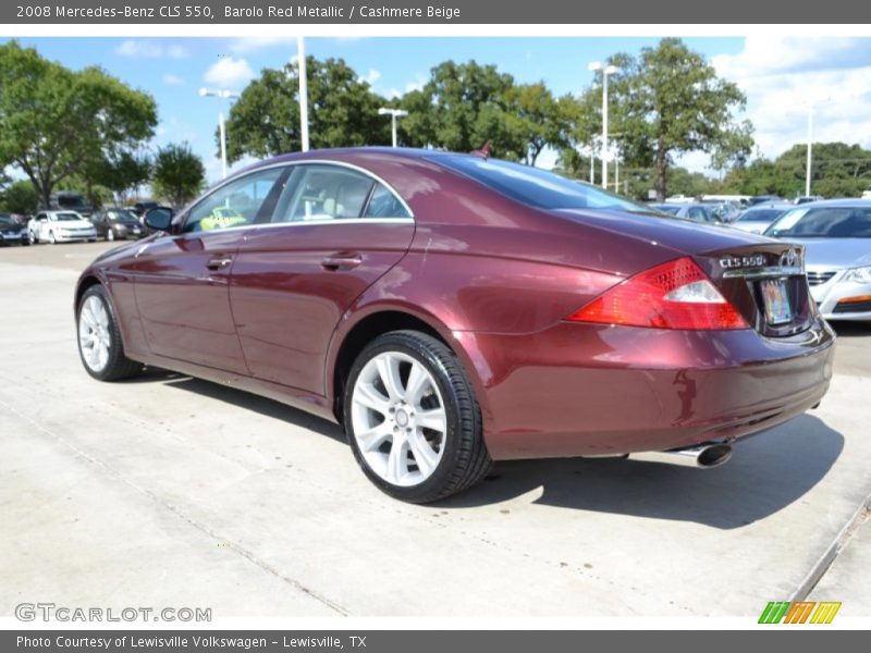 Barolo Red Metallic / Cashmere Beige 2008 Mercedes-Benz CLS 550