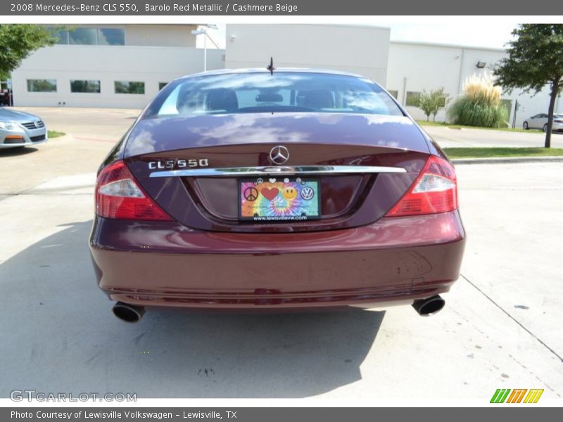 Barolo Red Metallic / Cashmere Beige 2008 Mercedes-Benz CLS 550