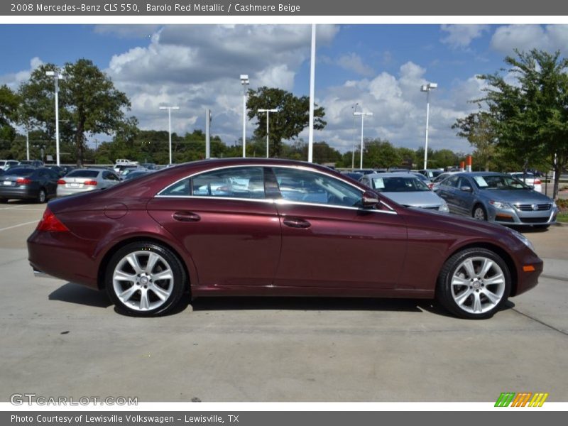 Barolo Red Metallic / Cashmere Beige 2008 Mercedes-Benz CLS 550