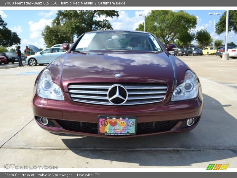 Barolo Red Metallic / Cashmere Beige 2008 Mercedes-Benz CLS 550