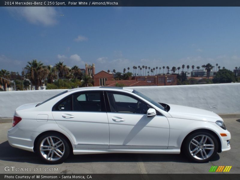 Polar White / Almond/Mocha 2014 Mercedes-Benz C 250 Sport