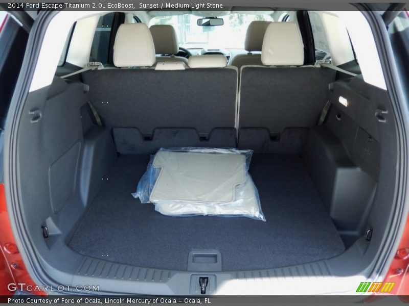 Sunset / Medium Light Stone 2014 Ford Escape Titanium 2.0L EcoBoost
