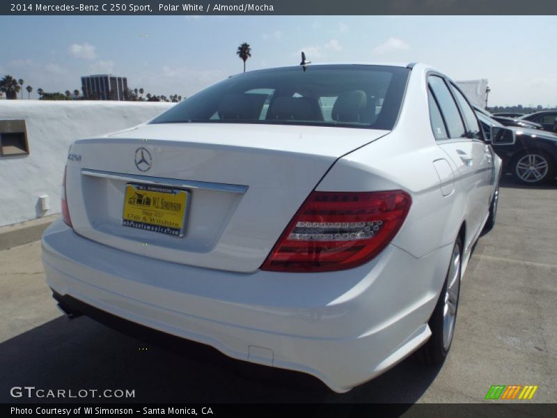 Polar White / Almond/Mocha 2014 Mercedes-Benz C 250 Sport