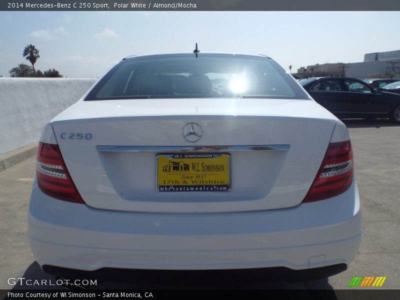 Polar White / Almond/Mocha 2014 Mercedes-Benz C 250 Sport