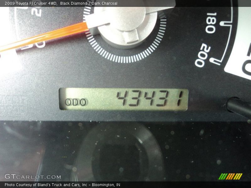 Black Diamond / Dark Charcoal 2009 Toyota FJ Cruiser 4WD