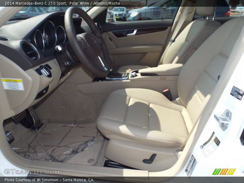 Polar White / Almond/Mocha 2014 Mercedes-Benz C 250 Sport