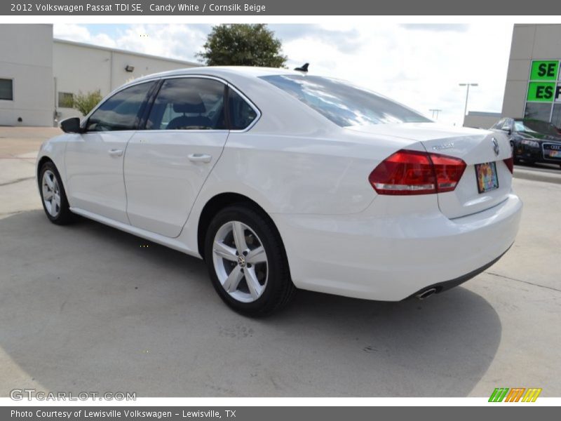 Candy White / Cornsilk Beige 2012 Volkswagen Passat TDI SE