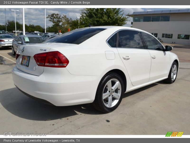 Candy White / Cornsilk Beige 2012 Volkswagen Passat TDI SE