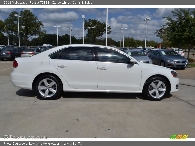 Candy White / Cornsilk Beige 2012 Volkswagen Passat TDI SE