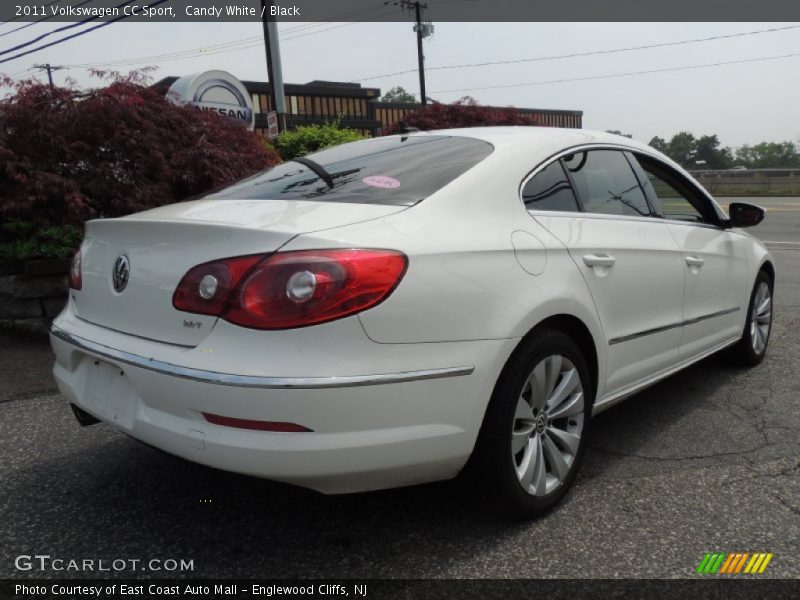 Candy White / Black 2011 Volkswagen CC Sport