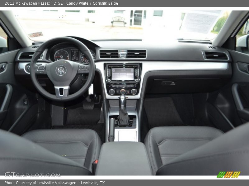 Candy White / Cornsilk Beige 2012 Volkswagen Passat TDI SE
