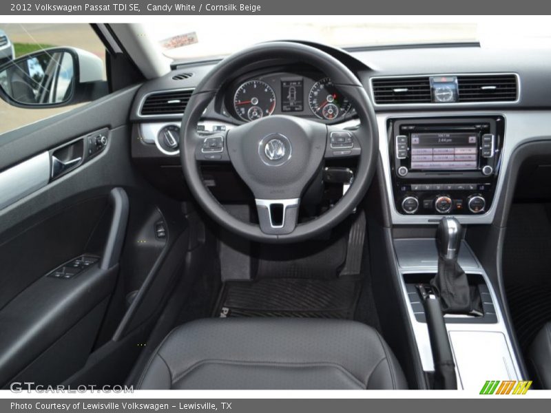 Candy White / Cornsilk Beige 2012 Volkswagen Passat TDI SE