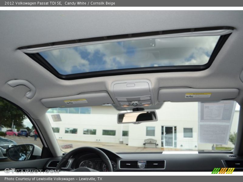 Candy White / Cornsilk Beige 2012 Volkswagen Passat TDI SE