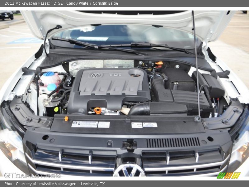 Candy White / Cornsilk Beige 2012 Volkswagen Passat TDI SE