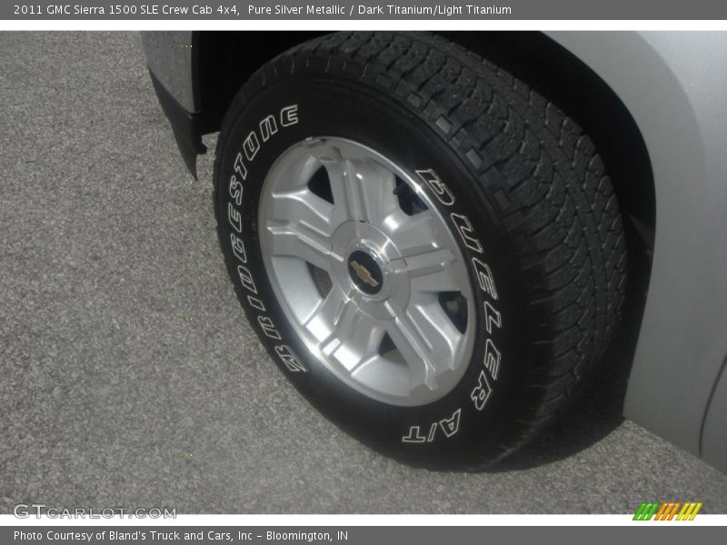 Pure Silver Metallic / Dark Titanium/Light Titanium 2011 GMC Sierra 1500 SLE Crew Cab 4x4
