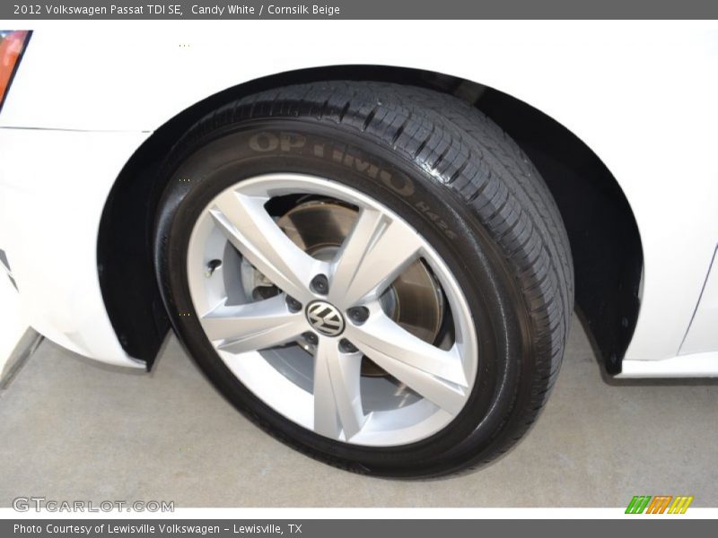 Candy White / Cornsilk Beige 2012 Volkswagen Passat TDI SE