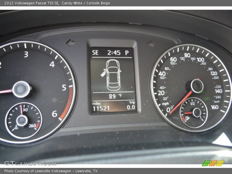 Candy White / Cornsilk Beige 2012 Volkswagen Passat TDI SE